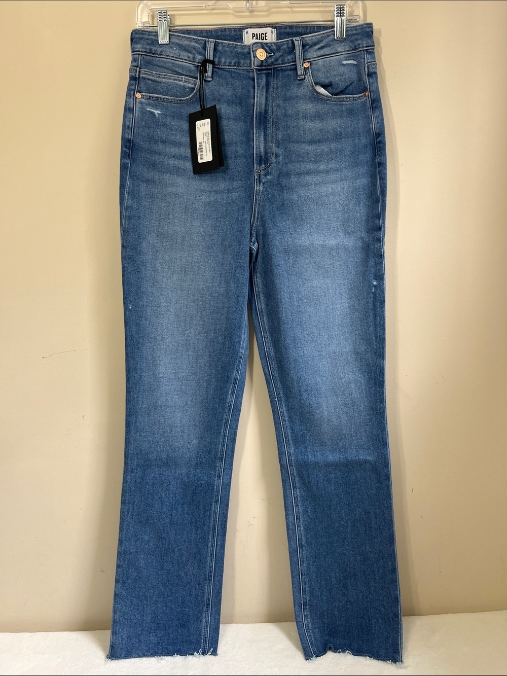 PAIGE Women's High Rise Cindy Straight Ankle Jeans Size 29 - Picture 1 of 8